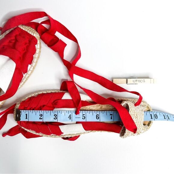 🍋 Hand Made • NEW Women’s Catalan Espadrilles Dali Special Intense Red Sz 39EU - Picture 8 of 9